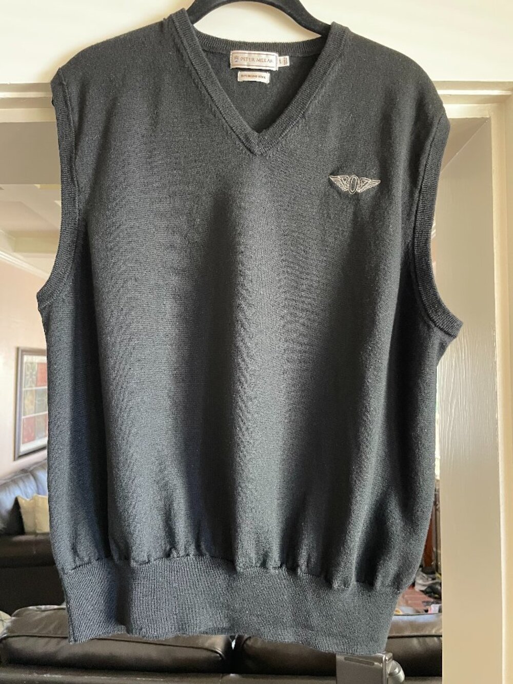 Peter Millar Merino Wool Knit Olympic Club Vest - L